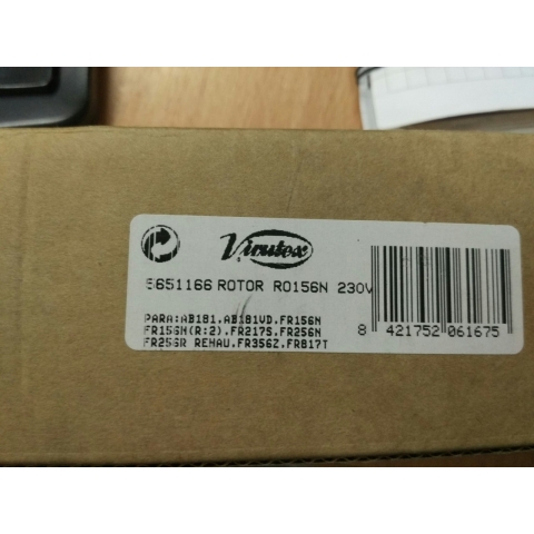 Якорь (Ротор) Virutex для фрезеров: RO156N, AB181, AB181VD, FR156N, FR156N, FR217S, FR256N, FR256R, FR356Z, FR817T